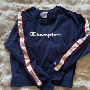 Champion Navy Blue Athletic Sweatshirt